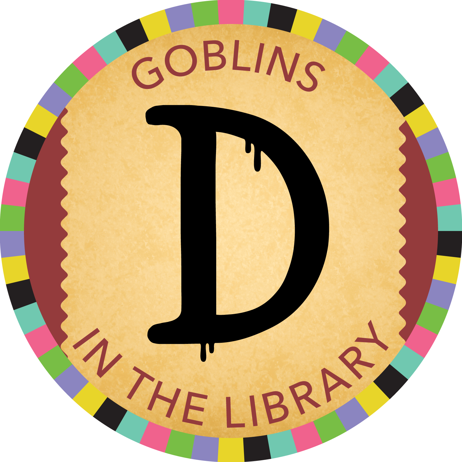 Goblins In The Library - Circle Clipart (1600x1600), Png Download