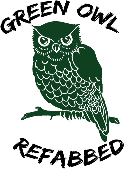 Green Owl Refabbed - Pegasus Home Fashions Natural & Black Owl Print Clipart (700x788), Png Download