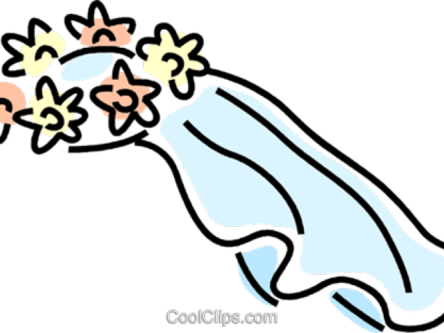 Bride Veil Cliparts - Veil Clipart - Png Download (640x480), Png Download
