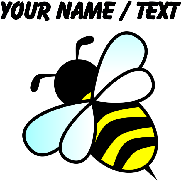 Custom Bumble Bee Baby Pajamas - Bumblebee Bee Clip Art - Png Download (700x700), Png Download