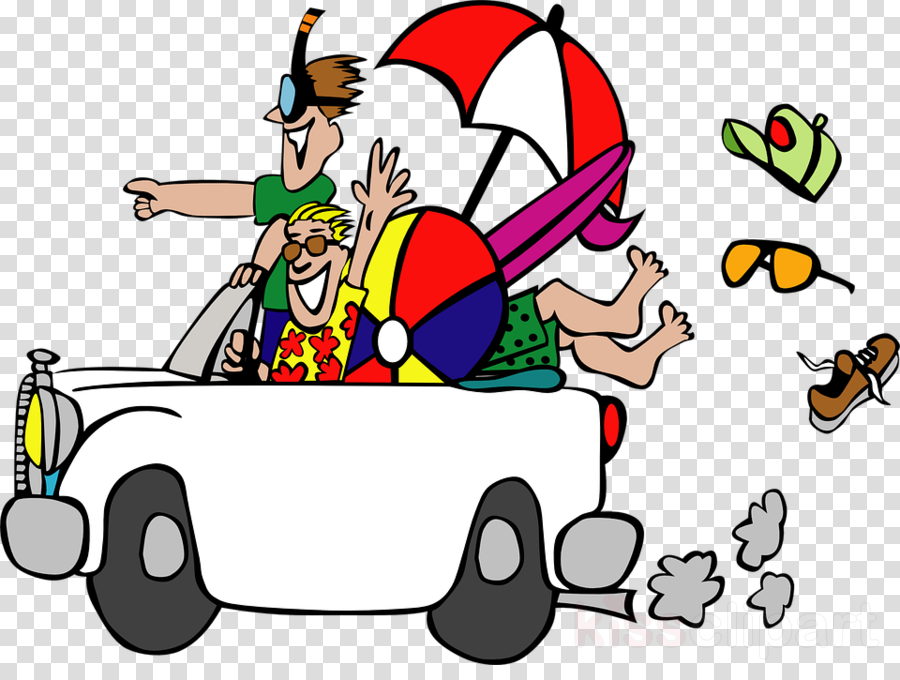 3drose Db 157501 1 Happy Retirement With Car Full Clipart - Travel And Adventure Cartoon - Png Download (900x680), Png Download