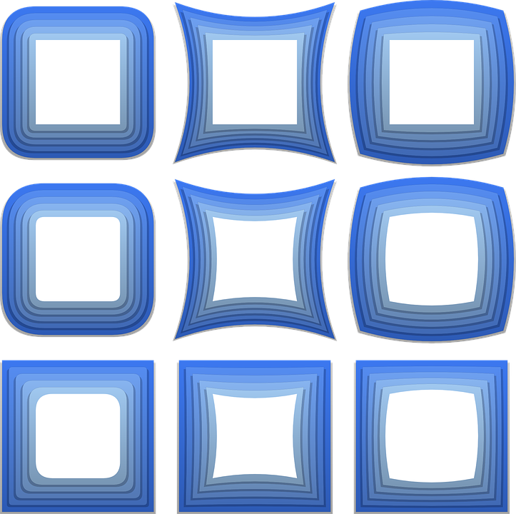 Blue Border 6, Buy Clip Art - Png Download (723x720), Png Download