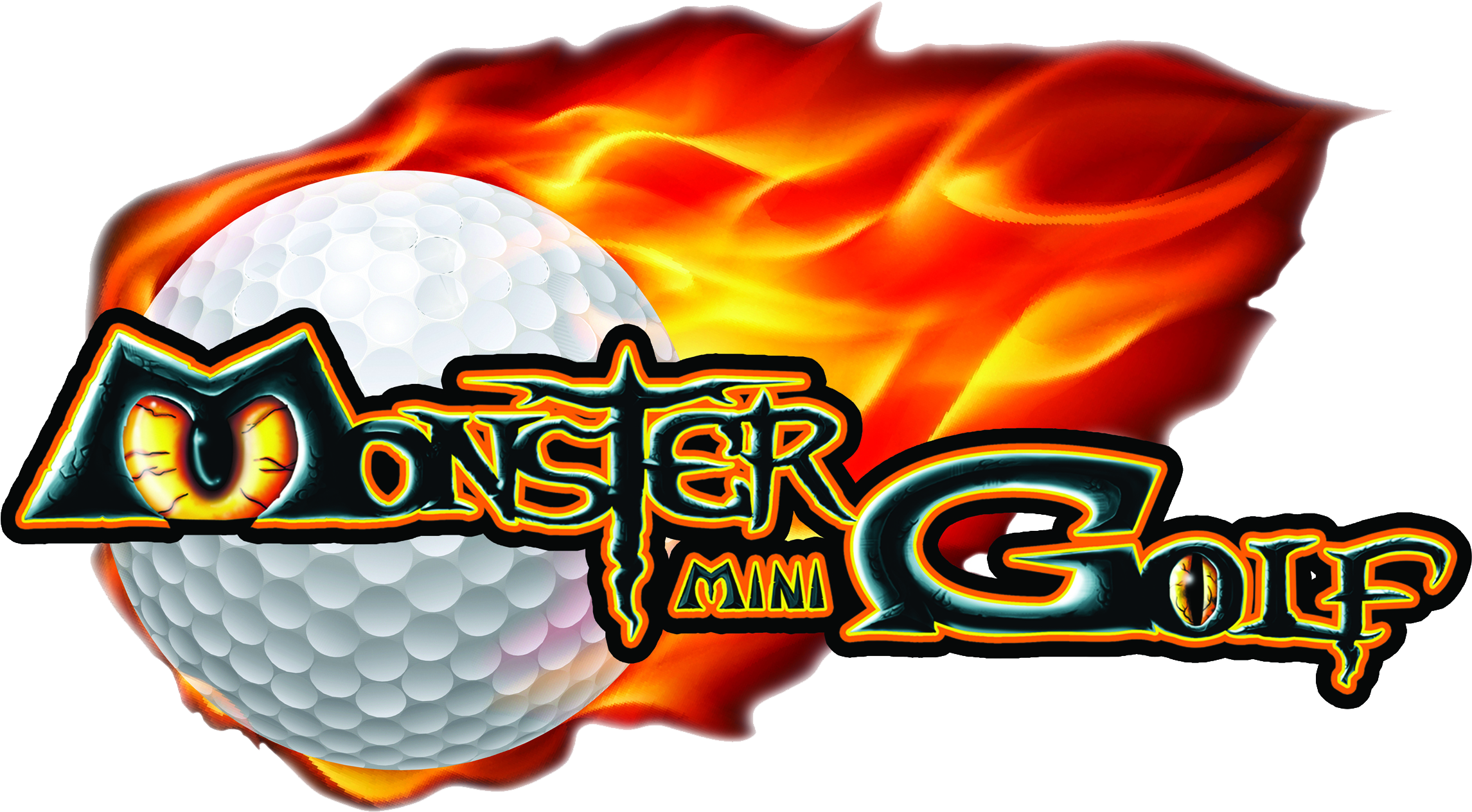 Mini Golf Logo Png - Monster Mini Golf Logo Clipart (2400x1380), Png Download
