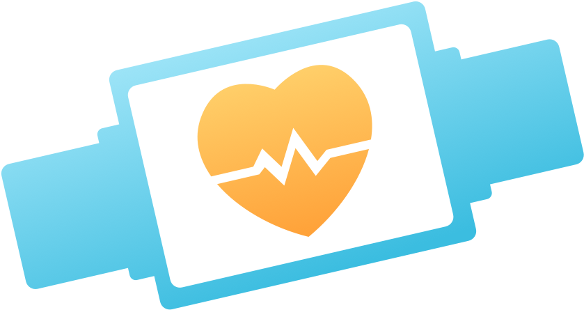 Heart Rate Monitor Clipart (849x558), Png Download