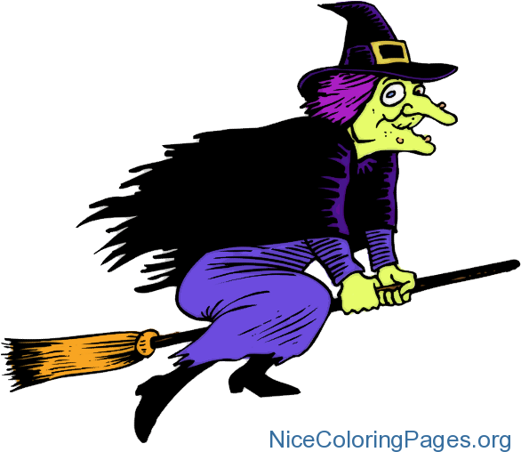 Stand Up Witch Clipart - Png Download (600x518), Png Download