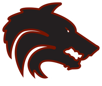 Desert Mountain High School Wolf Clipart (342x291), Png Download