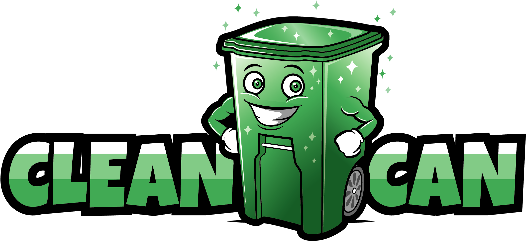Be The Titan Of Trash Day - Cartoon Clipart (2354x1154), Png Download