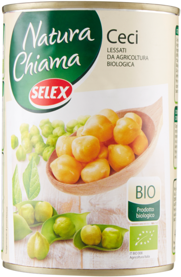 Selex Natura Chiama Ceci Lessati Biologici 400 G - Superfood Clipart (600x600), Png Download