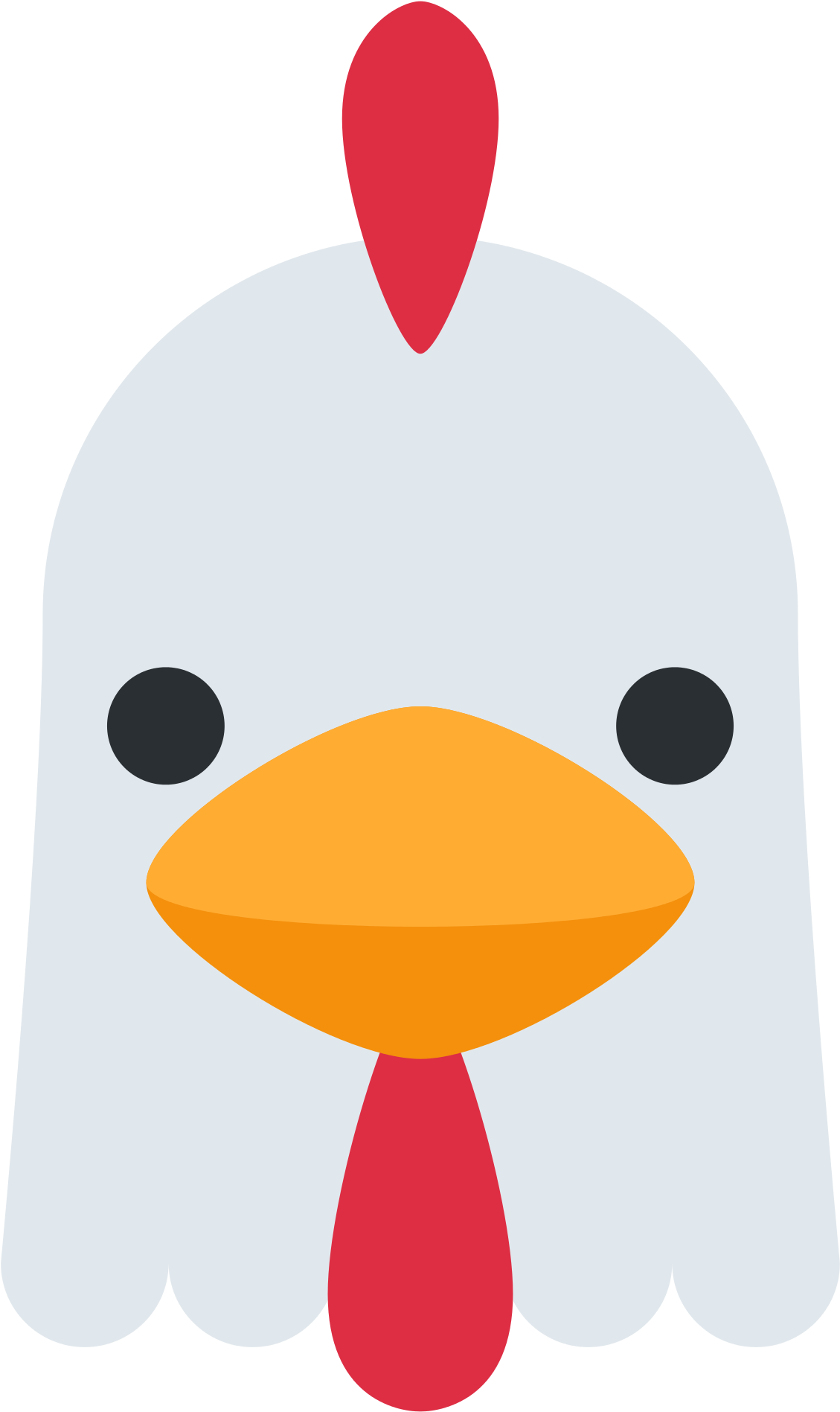 Open - Chicken Emoji Facebook Clipart (2000x2000), Png Download