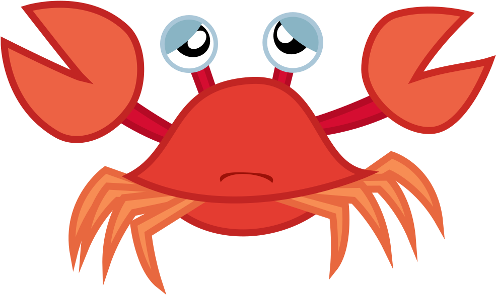 Cheezedoodle96, Crab, Ppov, Reaction Image, Sad, Safe, - Sad Crab Clipart - Png Download (1000x600), Png Download