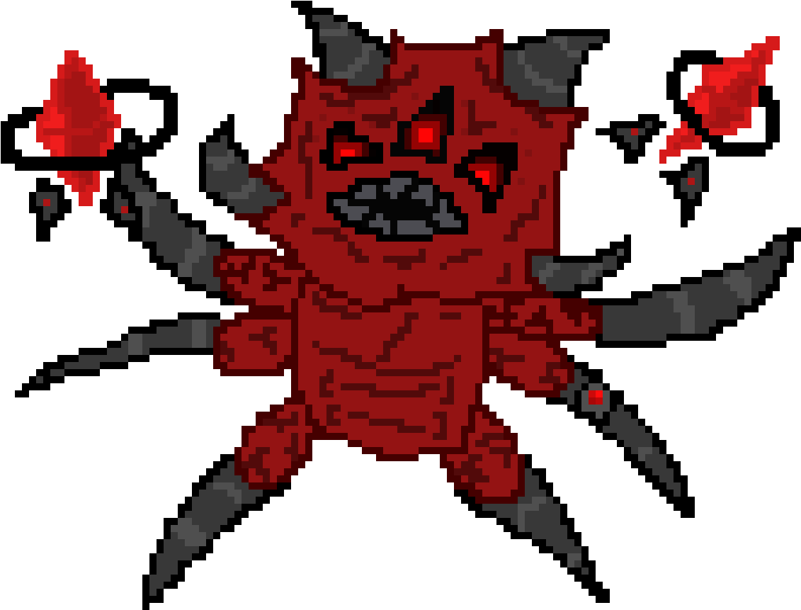 Spider Demon - Vtol - Drawing Clipart (1330x890), Png Download