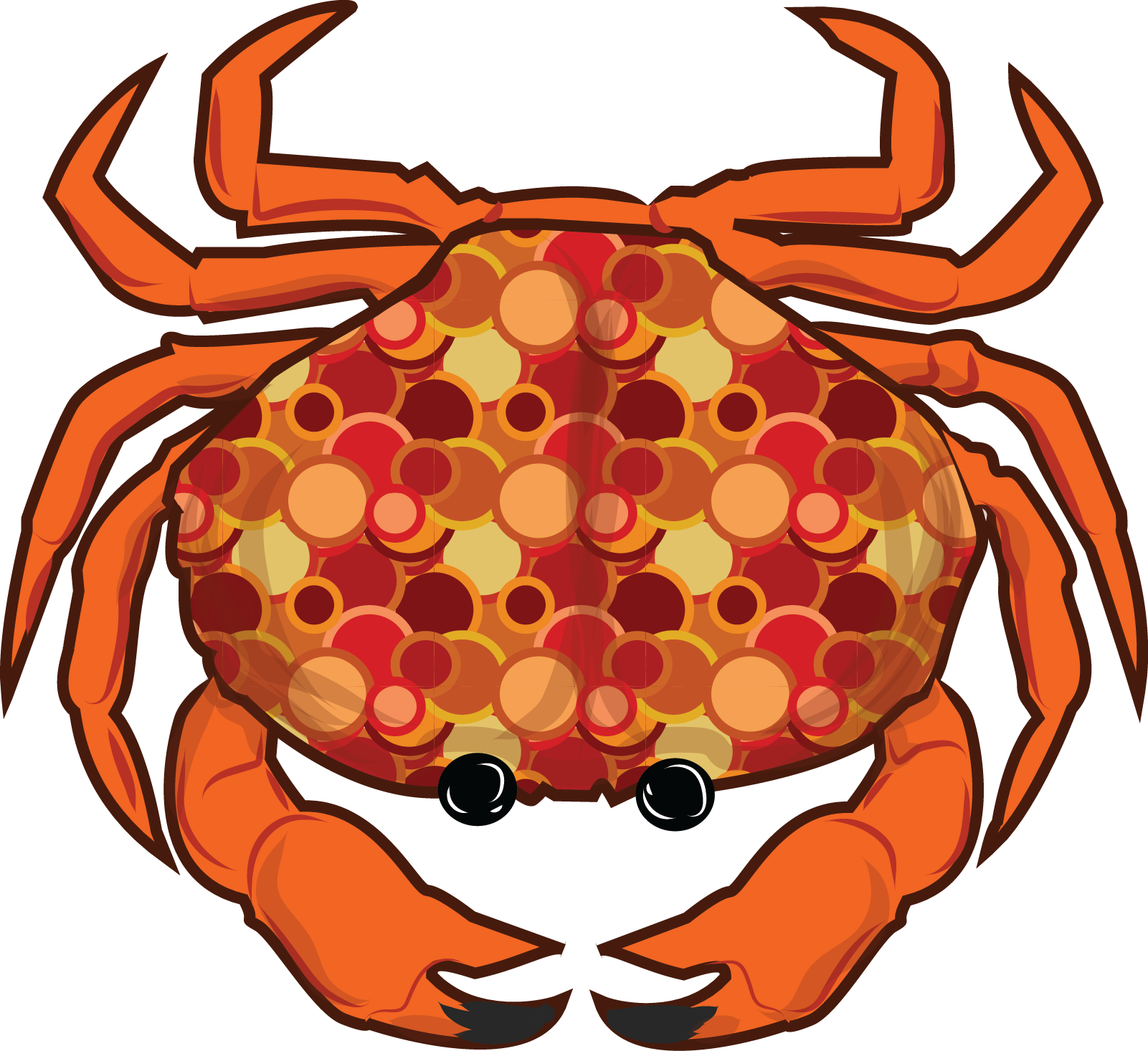 Flash Game Background Title Bubbles Crab Clipart (1601x1466), Png Download