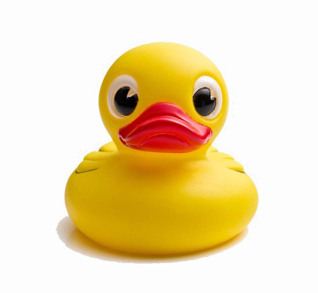 Rubber Duck Transparent Background Clipart (650x599), Png Download