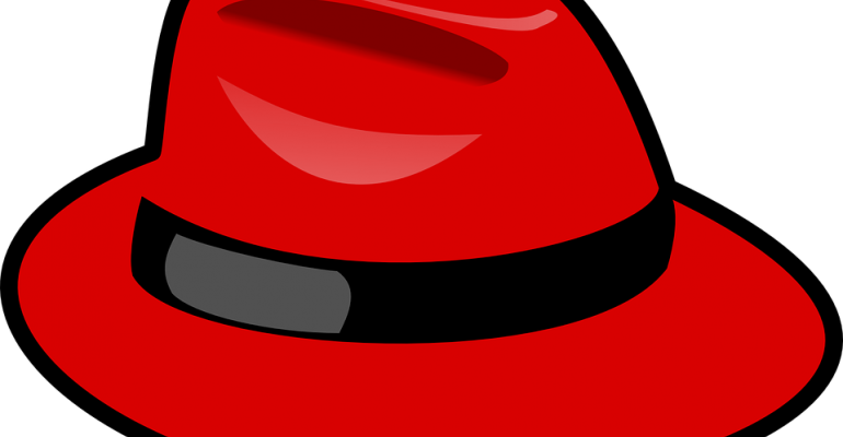 Red Hat Takes Aim At Vmware With Rhv - Red Hat Clipart (770x400), Png Download