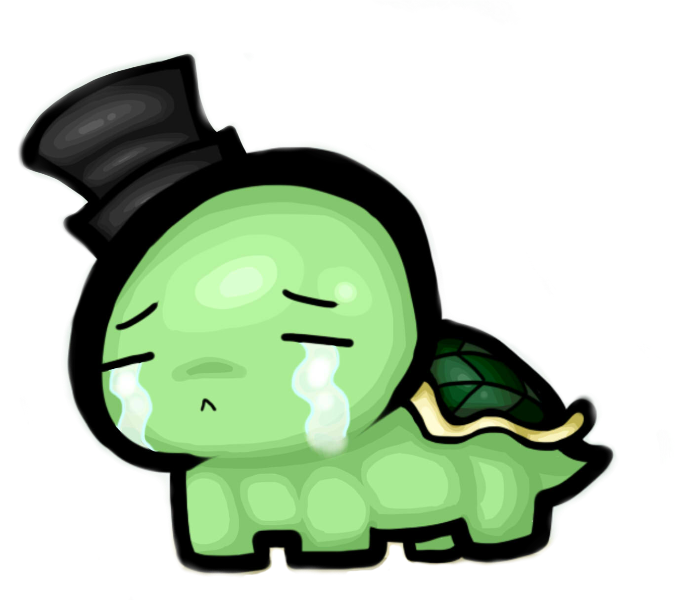 Marjinal Tosbaga - Sad Turtle Clipart (1384x1211), Png Download