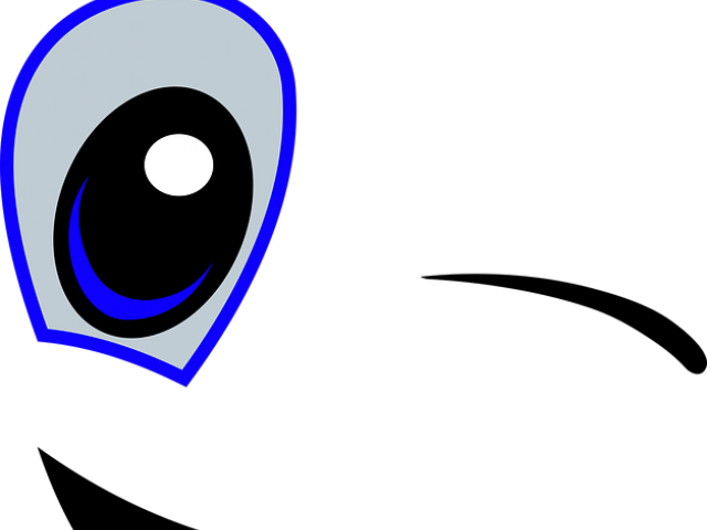 Emoji Face Clipart Wink - Winking Wink Clipart - Png Download (640x480), Png Download