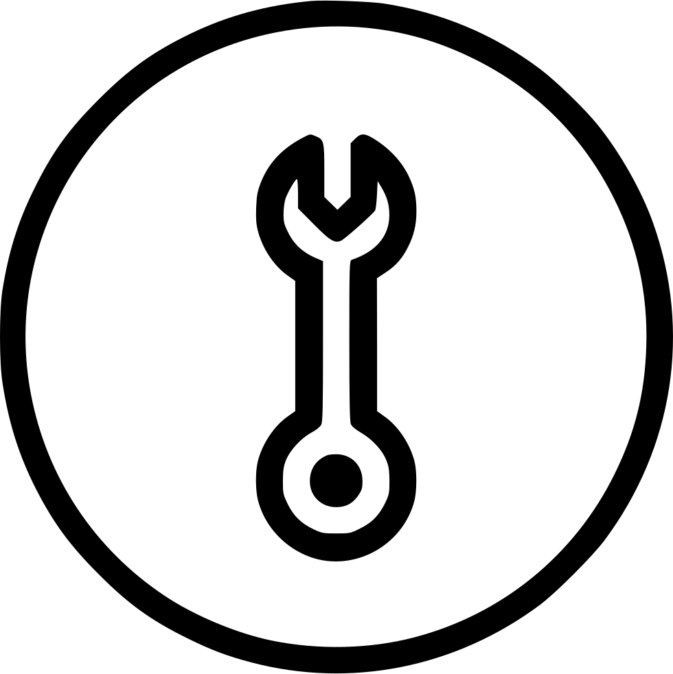 Tool Wrench Preference Setting Settings Fitting Fix - Information Icon Clipart (980x982), Png Download