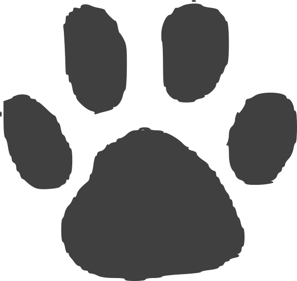 Animal Footprint Clipart - Png Download (600x567), Png Download