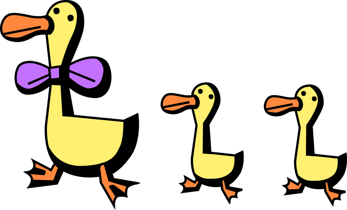 Ducks Clipart Duck Waddle - Easter - Png Download (1155x700), Png Download
