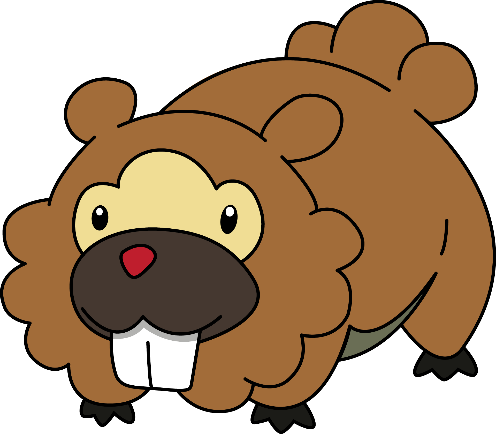 Pokemon Bidoof Clipart (1919x1678), Png Download