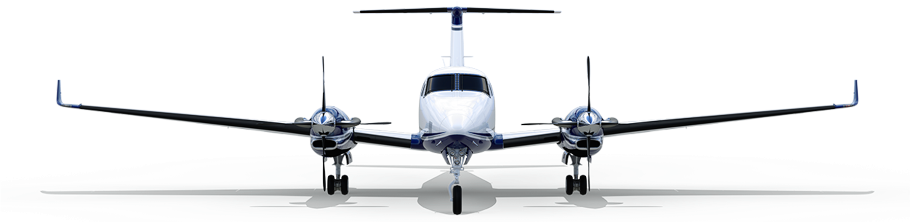 King Air - Wingspan King Air B200gt Clipart (1788x551), Png Download