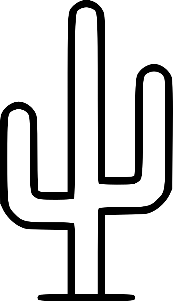 Desert Cactus Comments Clipart (565x980), Png Download