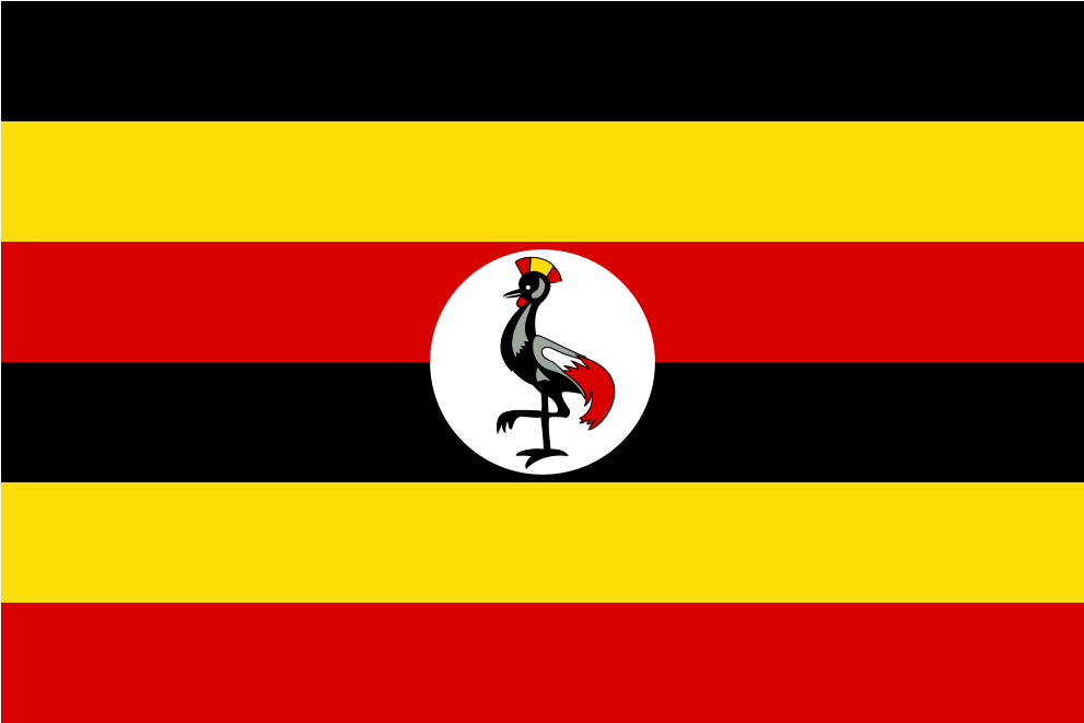 Fahne Uganda - Uganda Flag Clipart (728x800), Png Download