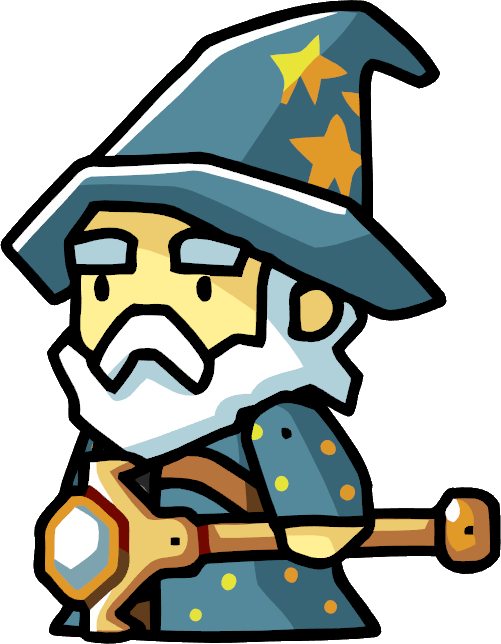 Wizard Simple Drawing Png - Scribblenauts Monsters Clipart (501x644), Png Download