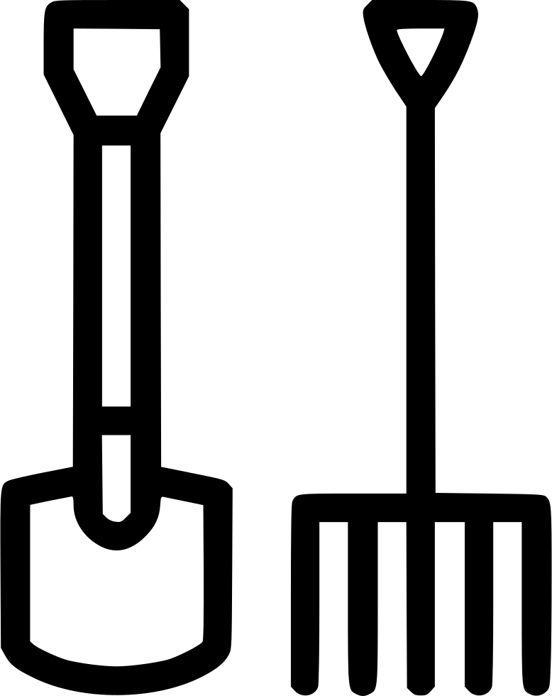 Clipart Royalty Free Shovel Agriculture Garden Tools - Garden Tool - Png Download (778x980), Png Download