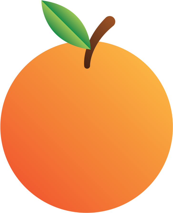 Oranges Clipart Sticky Note - Tangerine - Png Download (1000x1000), Png Download