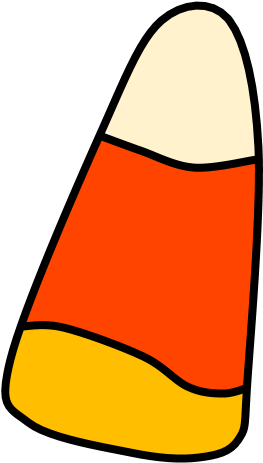 Candy Corn Clipart (816x1056), Png Download