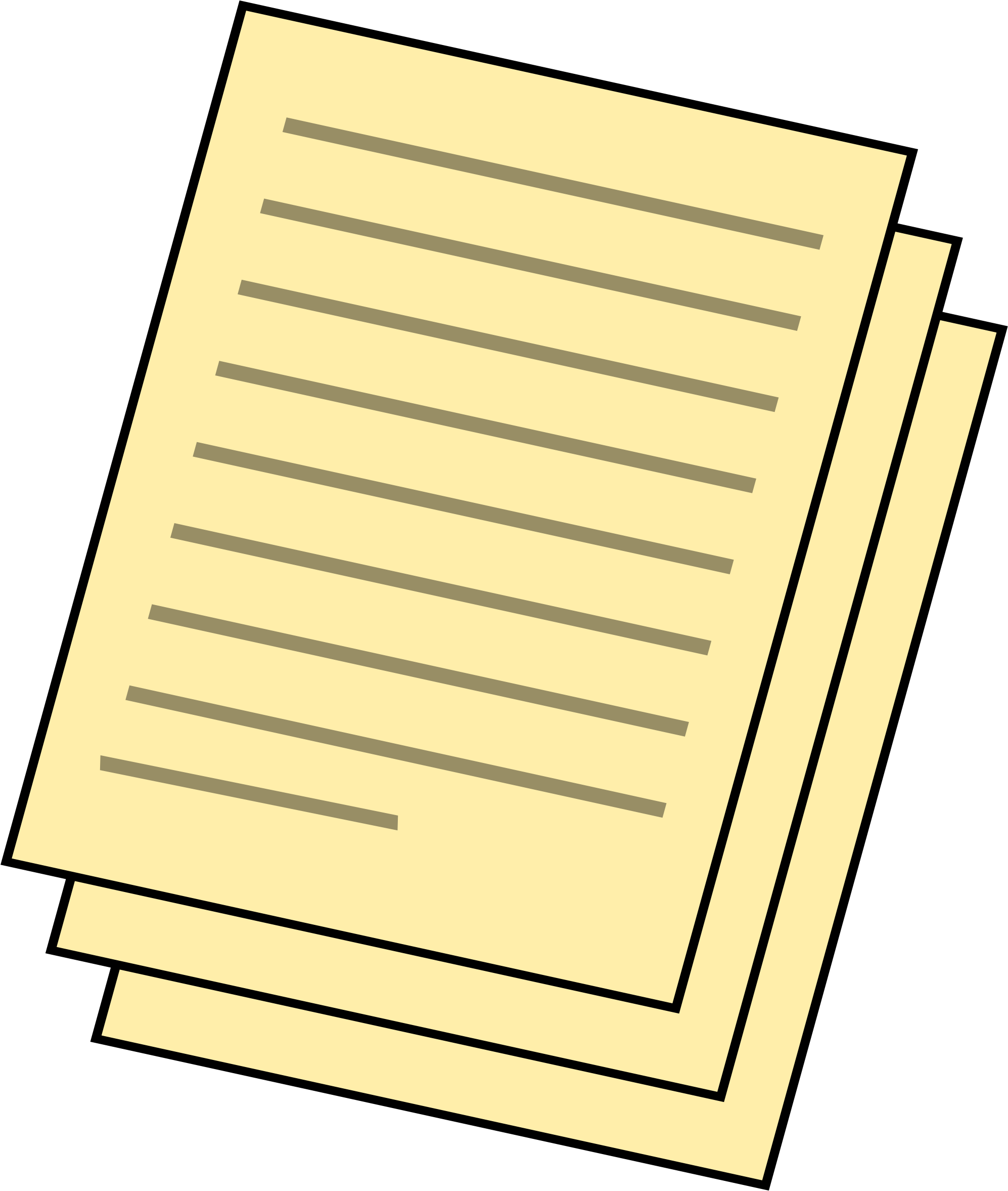 Access & Download Annual Meeting Documents - Documents Icon Transparent Clipart (800x943), Png Download