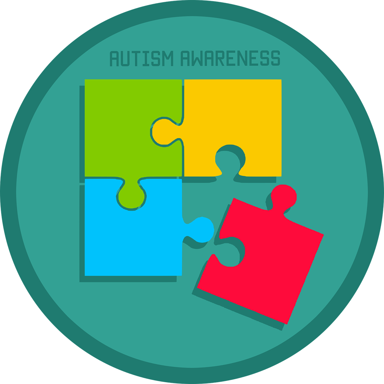Autism Symbol Clipart (1280x1280), Png Download