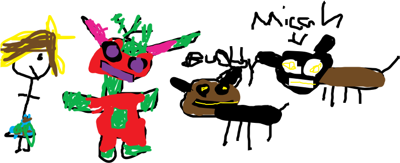 One Day I Was Walking My Dogs, Micah & Buddy - Cartoon Clipart (910x470), Png Download