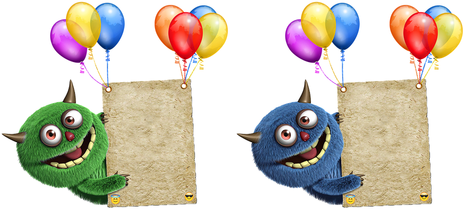 Balloon Art Pictures 28, Buy Clip Art - Png Download (960x460), Png Download