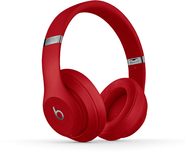Beats By Dre - Beats Studio 3 Wireless - Red Headphones Clipart (600x600), Png Download