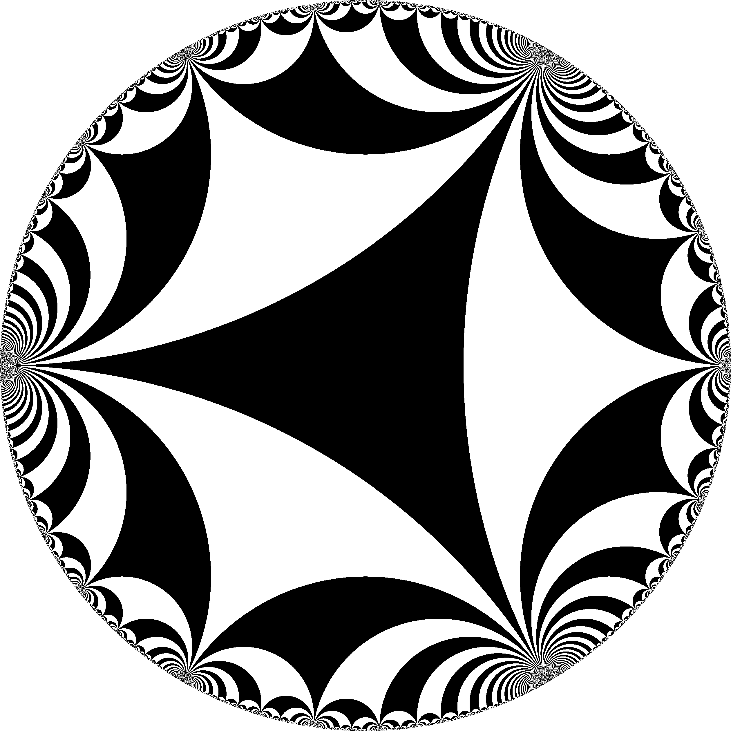 Source - Modular Group Poincare Disk Clipart (600x600), Png Download