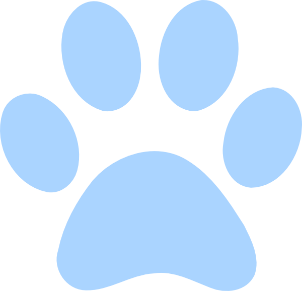Paw Print Clip Art At Clker - Clip Art - Png Download (600x578), Png Download