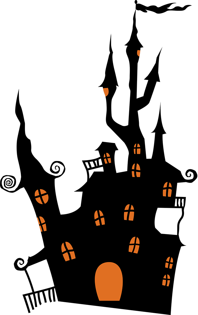 Tubes Halloween - Blank Halloween Flyer Background Clipart (650x1035), Png Download