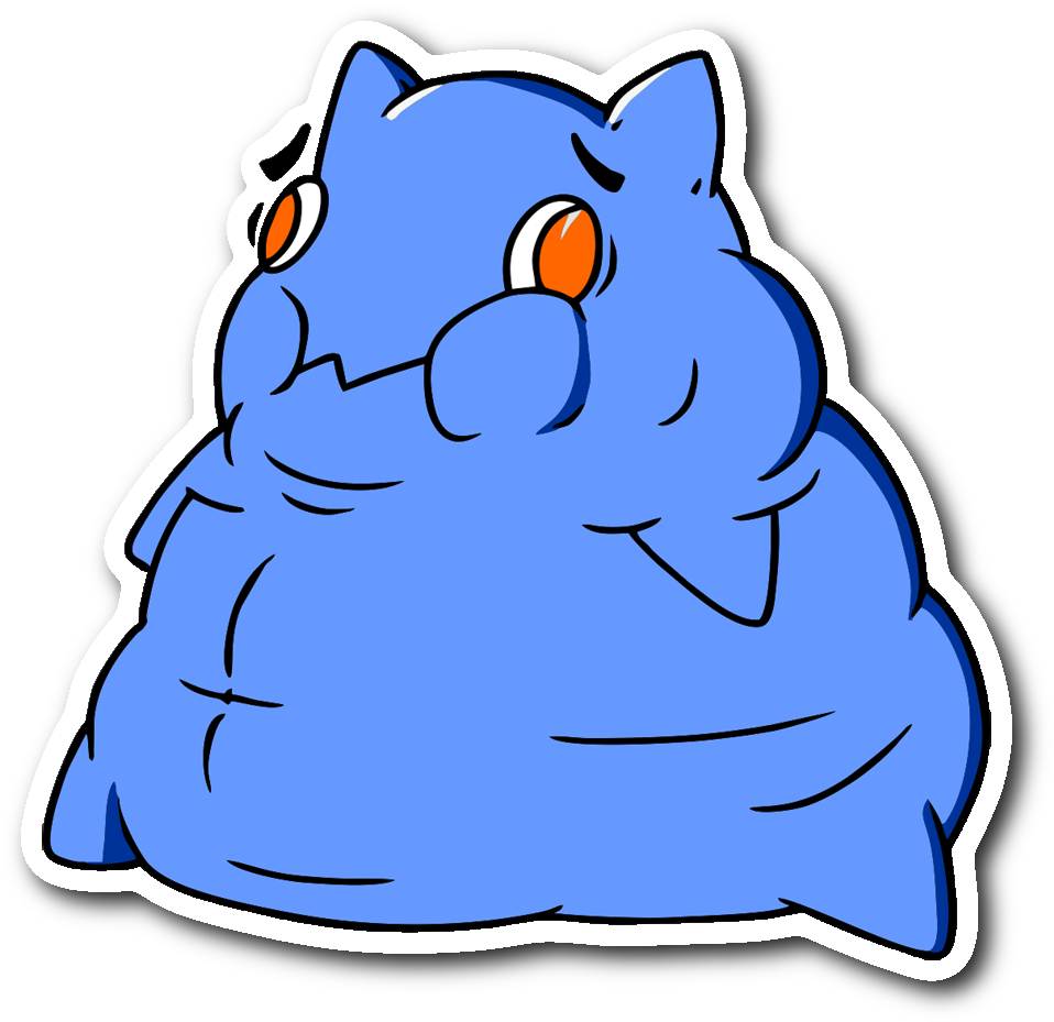 Graves Disease Monster Sticker - Comics Clipart (1064x1064), Png Download