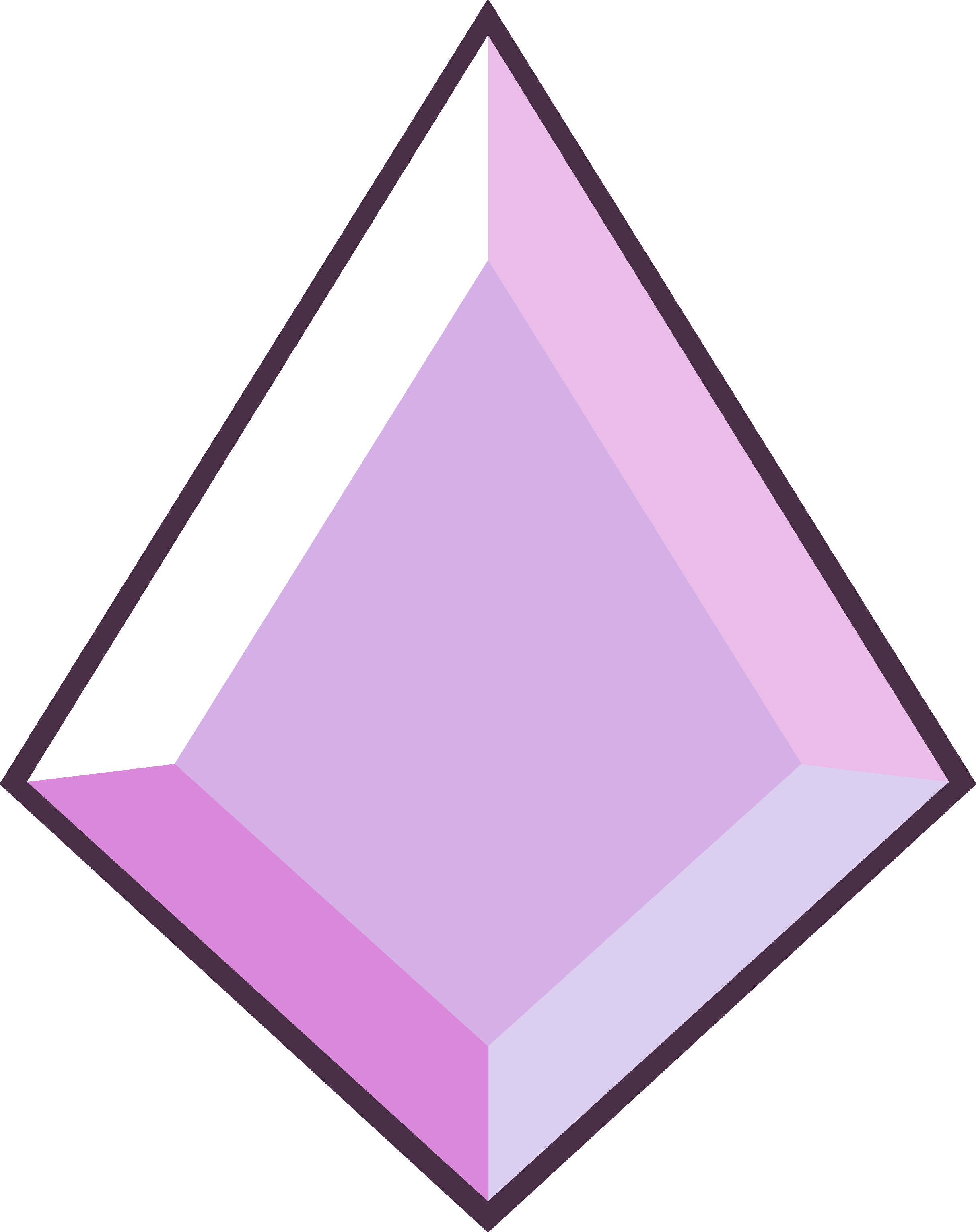 Orchid Quartz Blue Diamond Gemstone - Blue Diamond Gemstone Steven Universe Clipart (2426x3062), Png Download