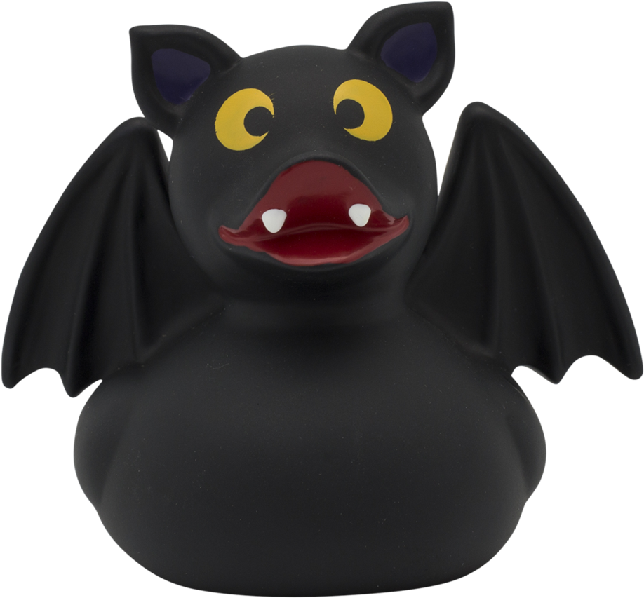 Bat Rubber Duck By Lilalu - Fledermaus Badeente Clipart (1024x1024), Png Download