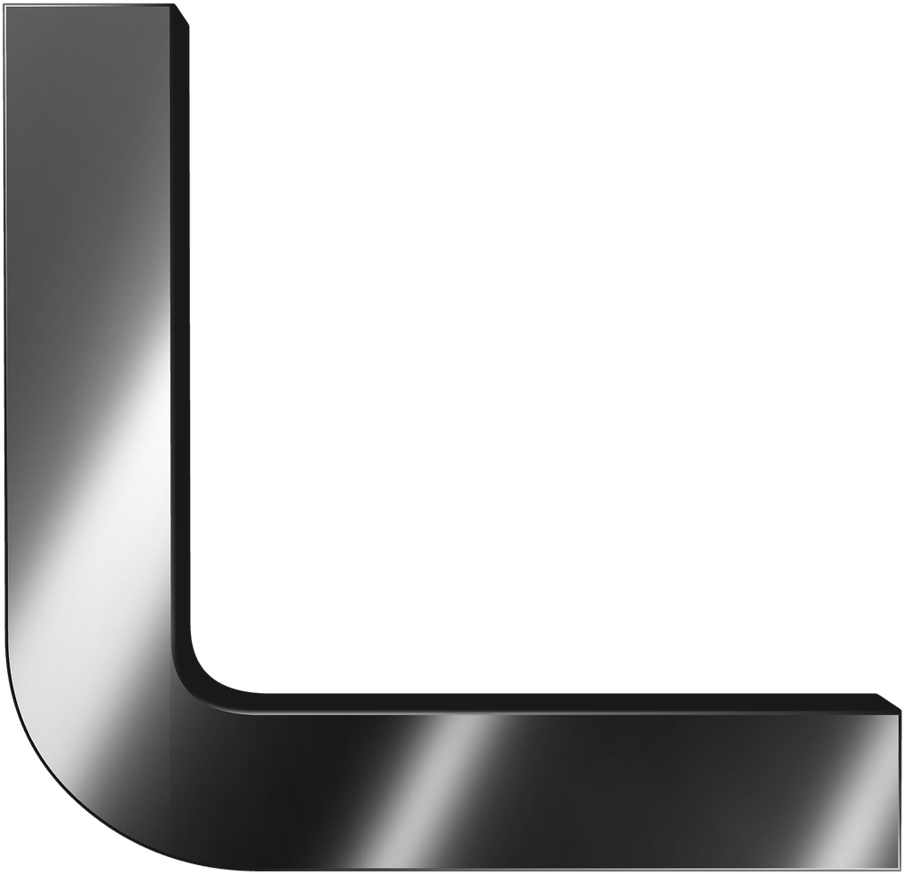 Letter I Metal Png Clipart (1280x1280), Png Download