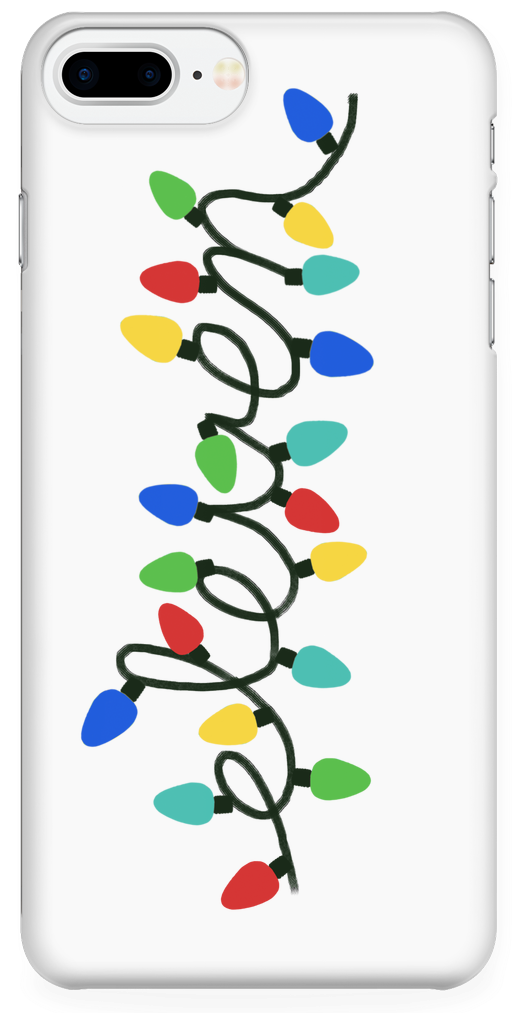 Stranger Things Christmas Lights Png Clip Art Library - Zazzle Telefon-kasten Des Lit-elf Iphone 7 Hülle Transparent Png (1024x1024), Png Download