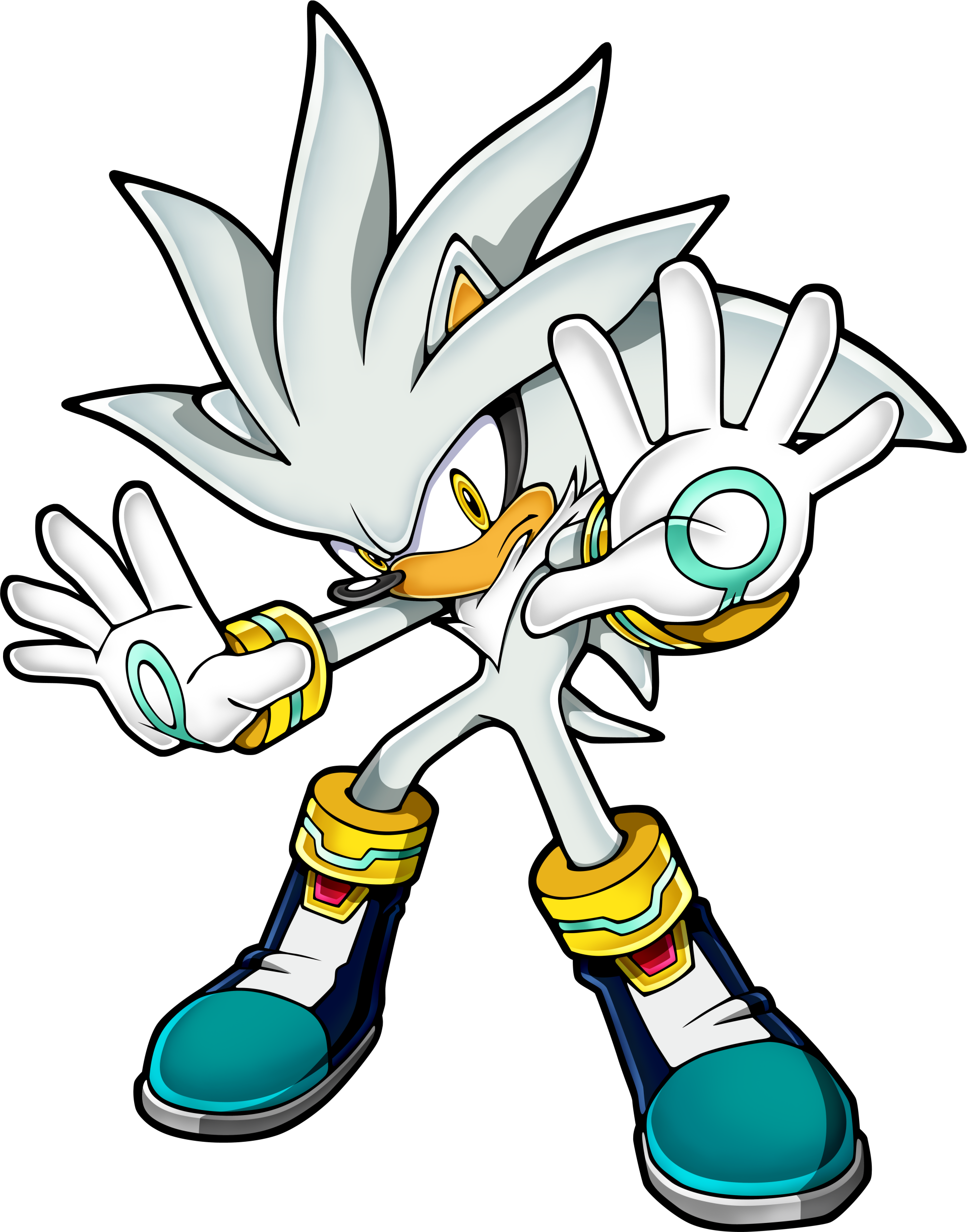 2 - Silver - Silver From Sonic The Hedgehog Clipart (514x640), Png Download