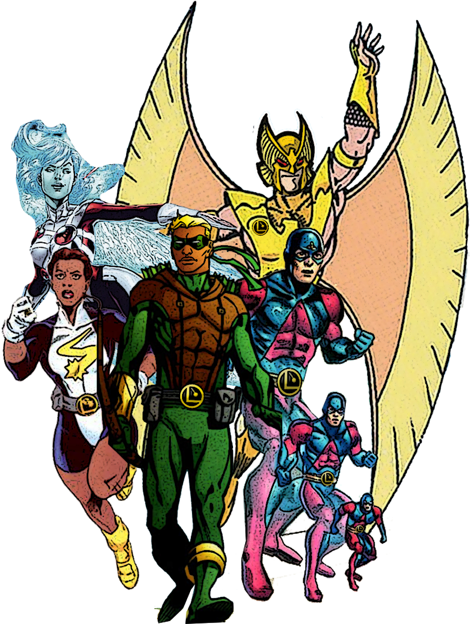 Legends Of Tomorrow "legion Of Superheroes" Concept - Legion Of Superheroes Png Clipart (1142x1274), Png Download