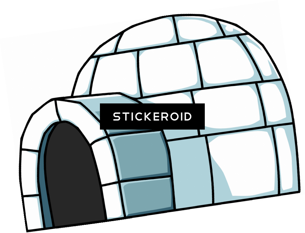 Igloo Clipart (1047x802), Png Download