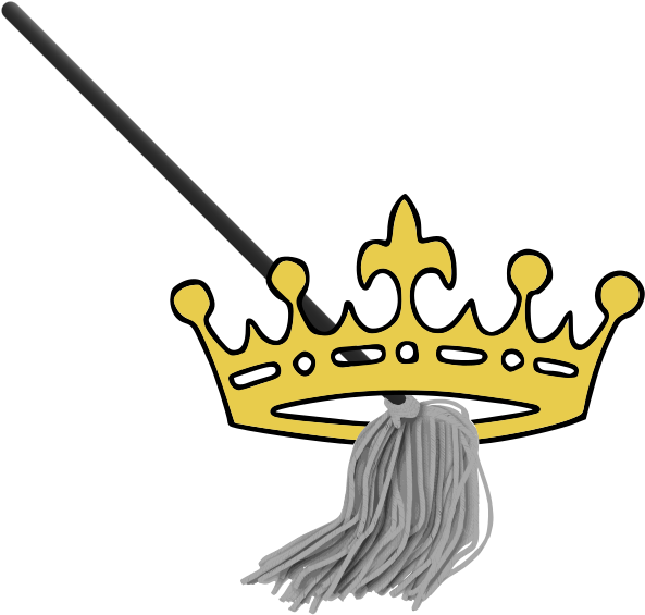 251 × 240 Pixels - Mop With A Crown Clipart (628x600), Png Download