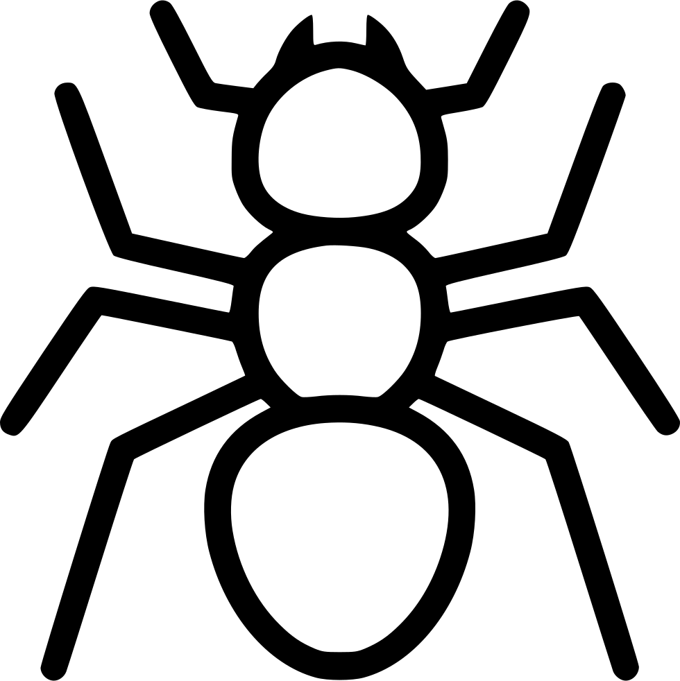 Svg Free Download Onlinewebfonts - Ant Icon Png Clipart (980x982), Png Download