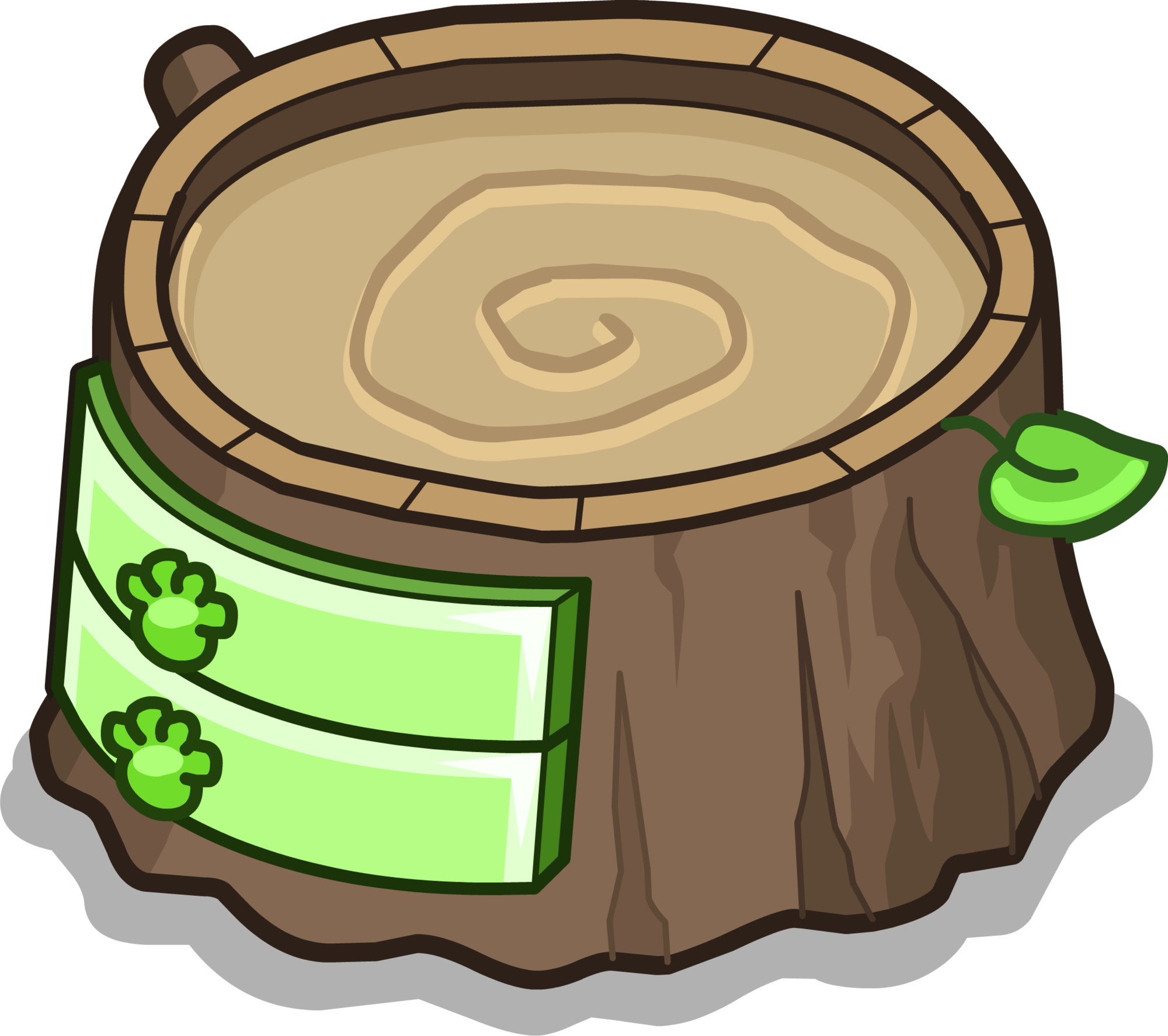Stump Drawer Sprite 018 - Cartoon Clipart (2000x1774), Png Download